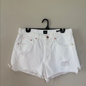 Edwin Women's White Jean Cai 4” Shorts 31